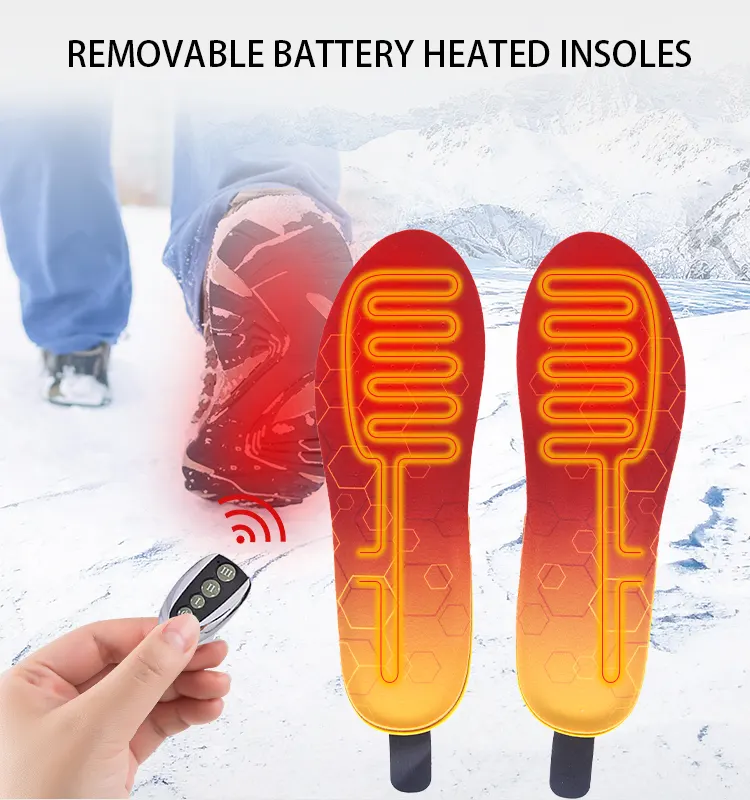 Rechargeable Heated Insoles Remove control